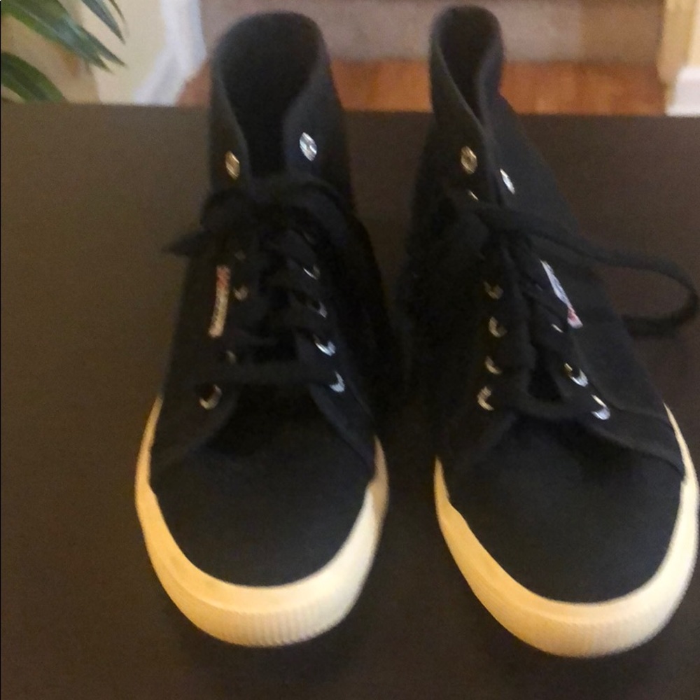 Superfa high top sneakers.